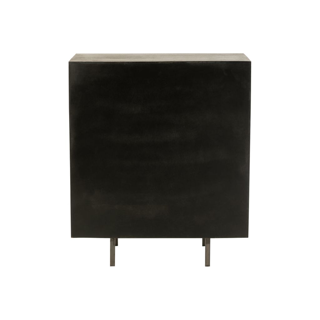 Armoire Métallique Bois Marron/Gris | Ciro - Designix Armoire
