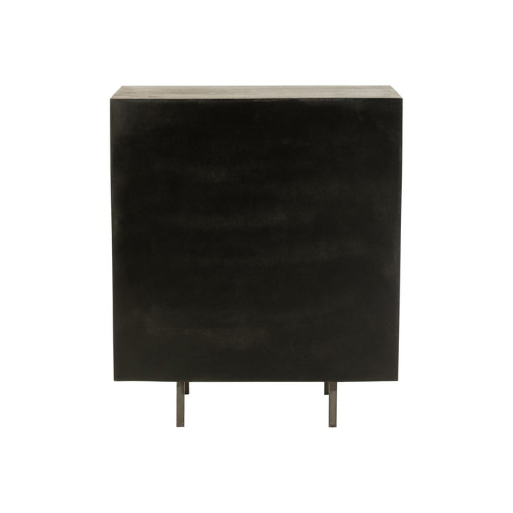 Armoire Métallique Bois Marron/Gris | Ciro - Designix Armoire