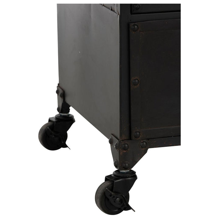 Armoire Métallique Noir 3 Portes | Dena - Designix Armoire