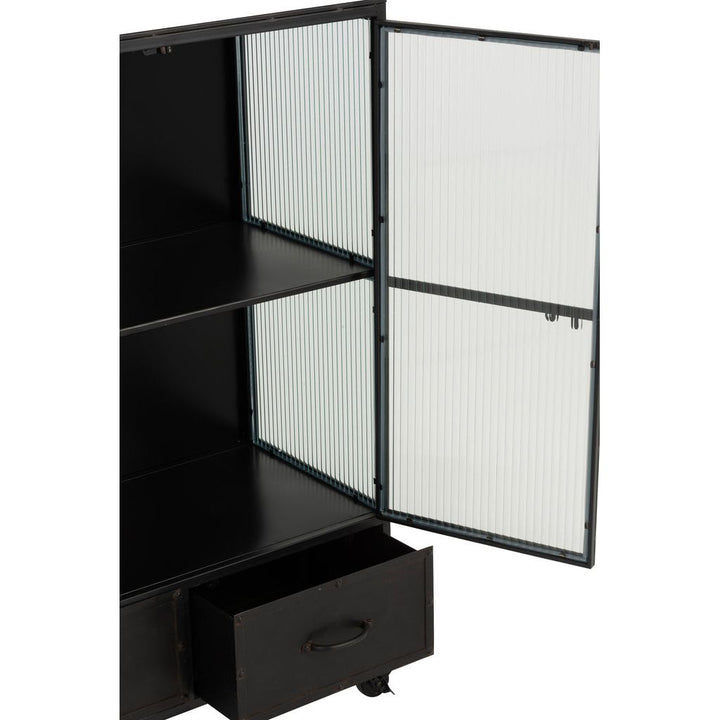Armoire Métallique Noir 3 Portes | Dena - Designix Armoire