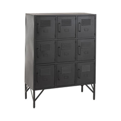 Armoire Métallique Noir 9 Portes | Eyla