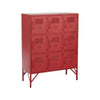 Armoire Métallique Rouge 9 Tiroirs | Fila