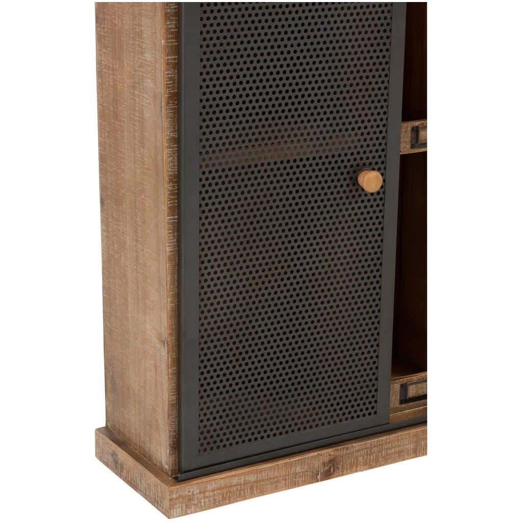 Armoire Murale Compartiments Bois Métal | Garo - Designix Armoire