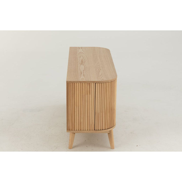 Armoire Petite Arrondie Naturelle | Helo - Designix Armoire