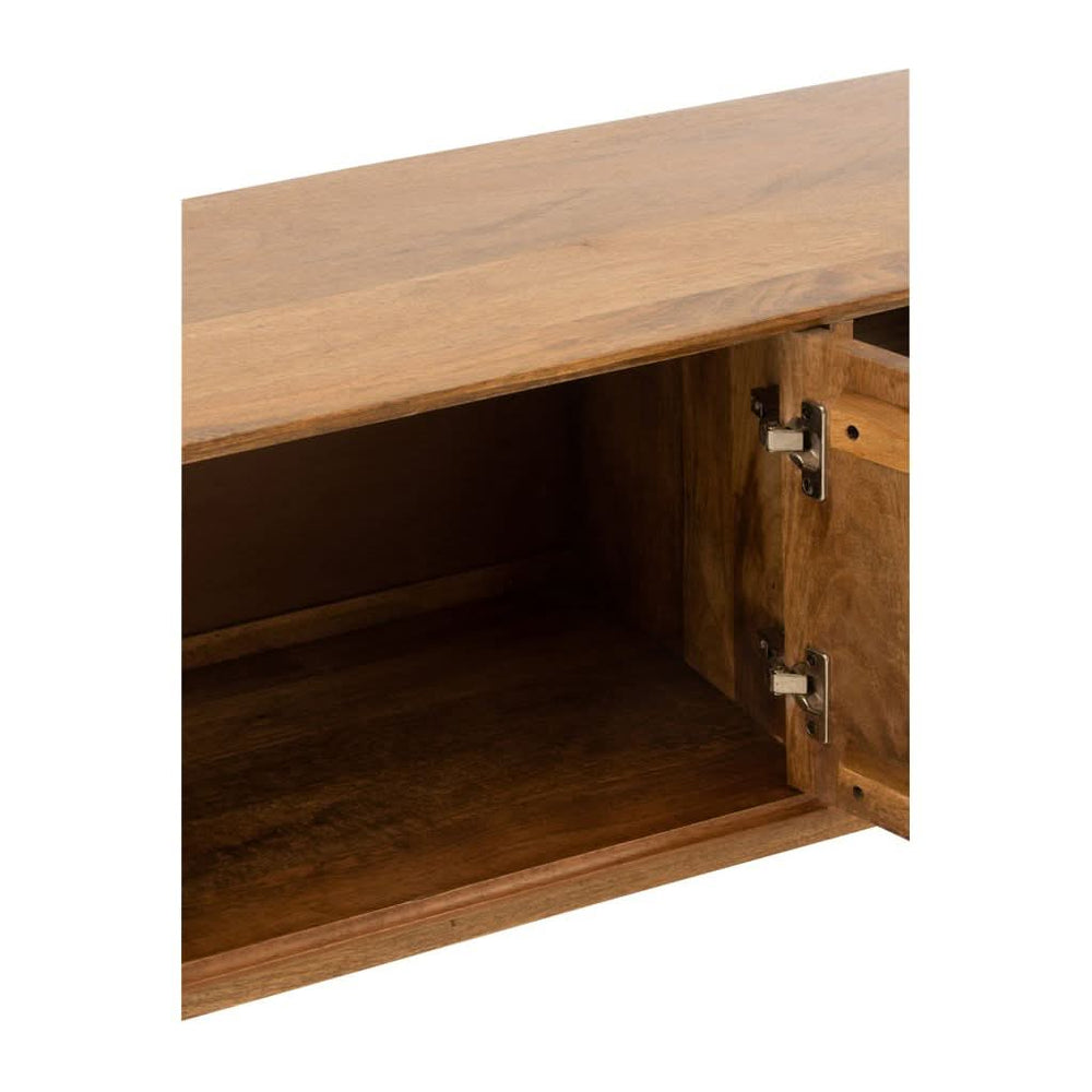 Armoire TV Bois Mangue Marron | Xilo - Designix Meuble TV