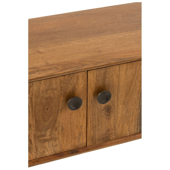 Armoire TV Bois Mangue Marron | Xilo - Designix Meuble TV