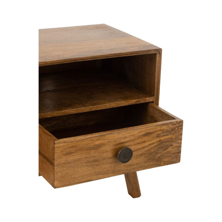Armoire TV Bois Mangue Marron | Xilo - Designix Meuble TV