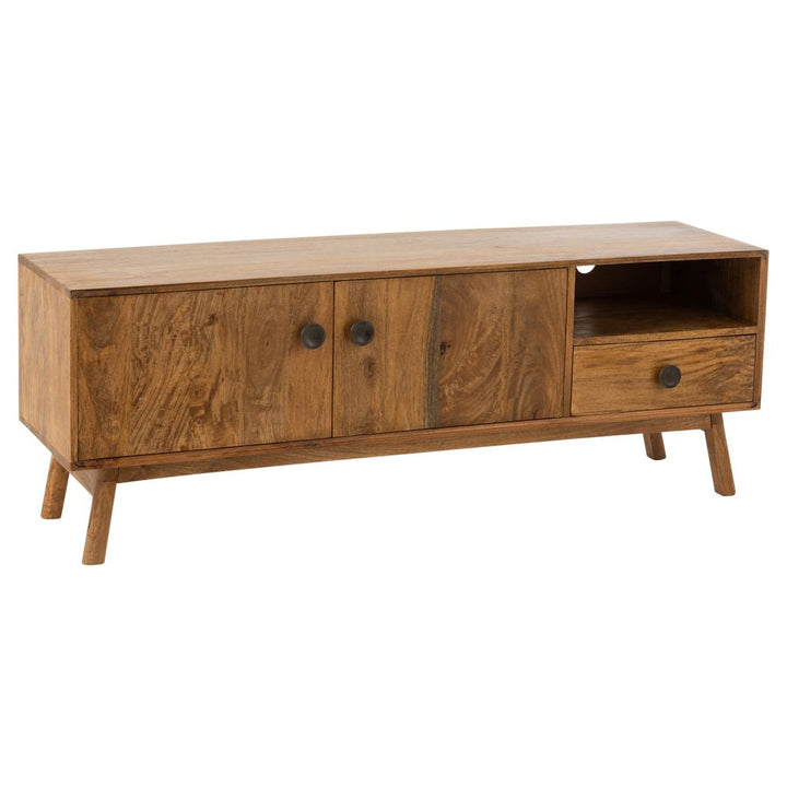 Armoire TV Bois Mangue Marron | Xilo - Designix Meuble TV