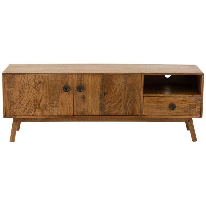 Armoire TV Bois Mangue Marron | Xilo - Designix Meuble TV
