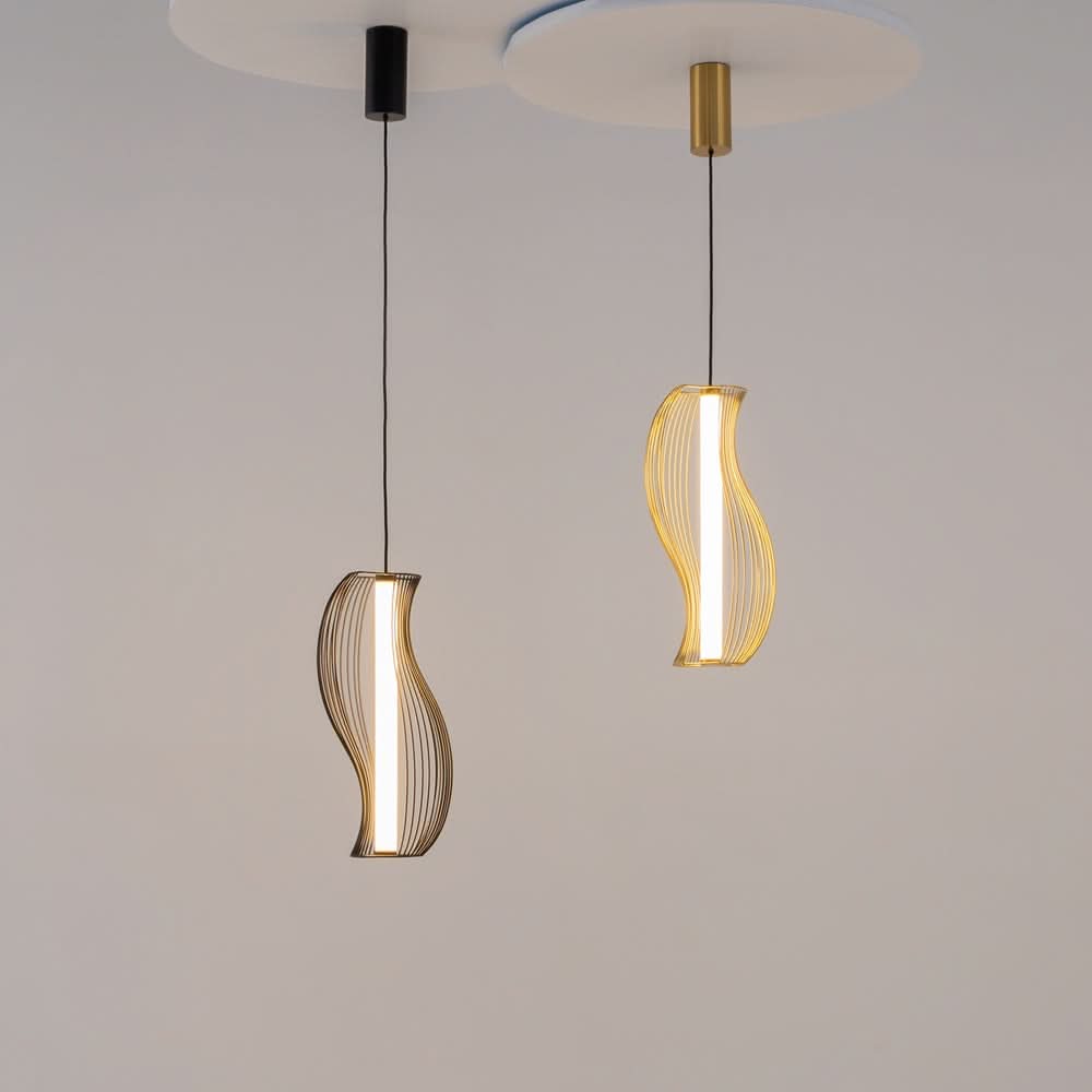 Shadows of the past Suspension luminaire noir