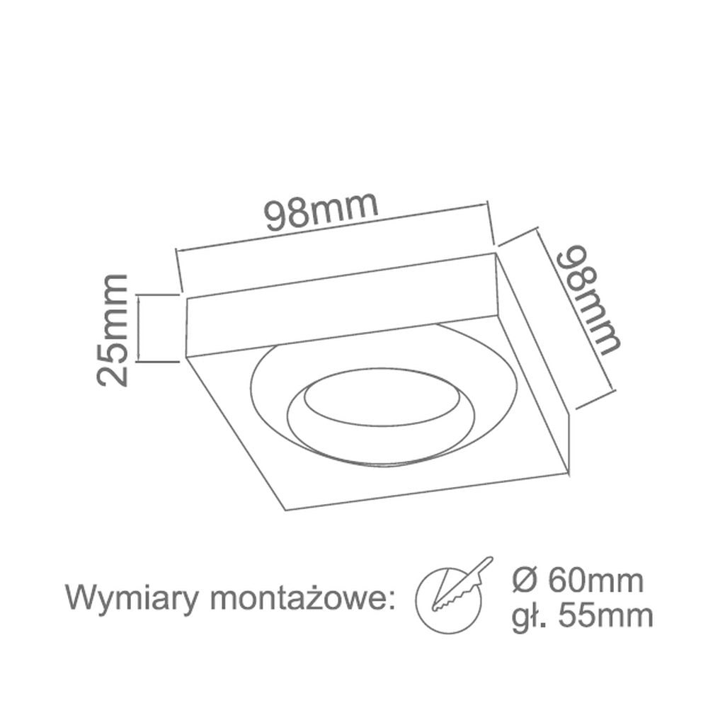 Spot LED | Astro Chromé
