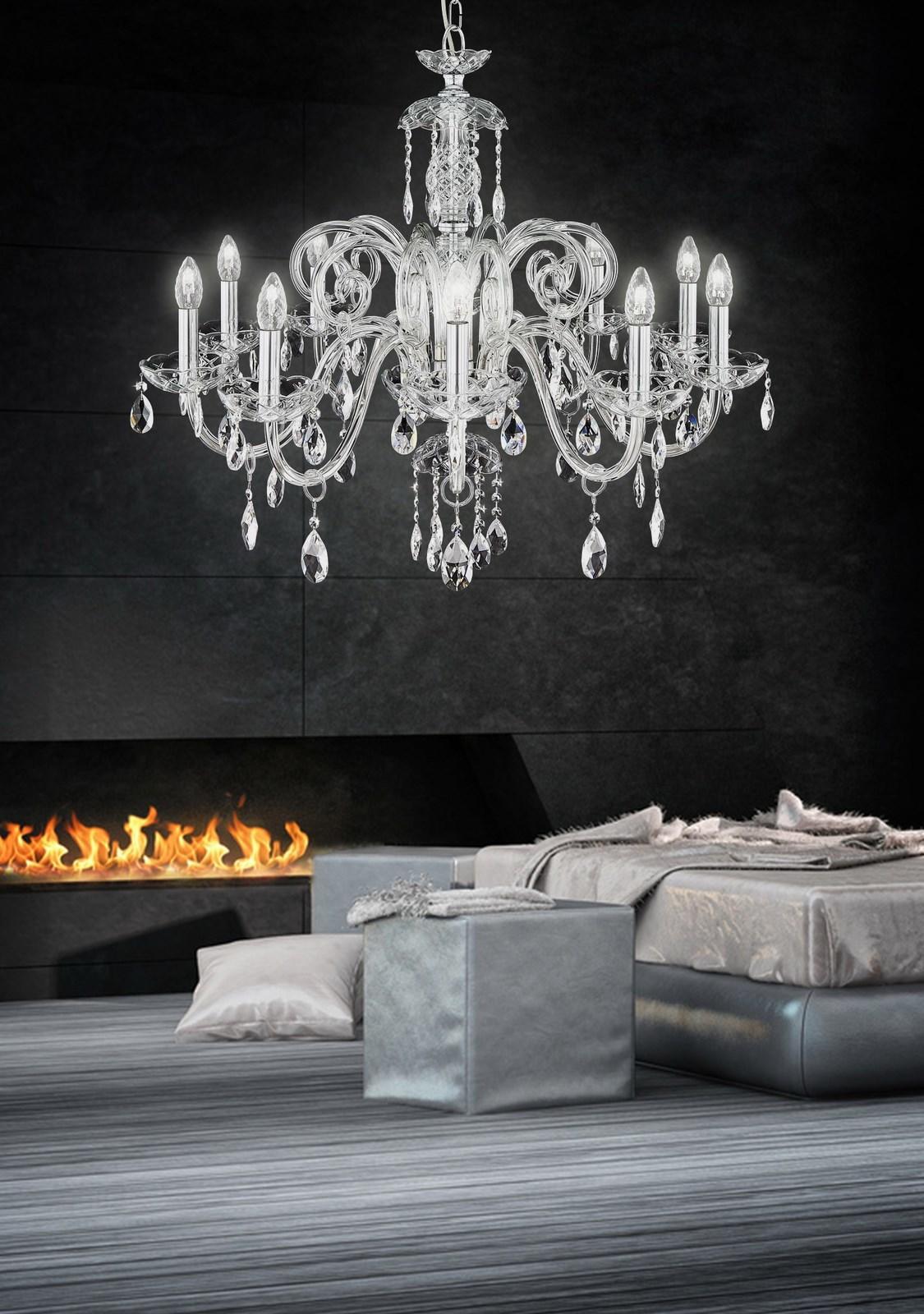 Lustre en cristal moderne ATCH10K