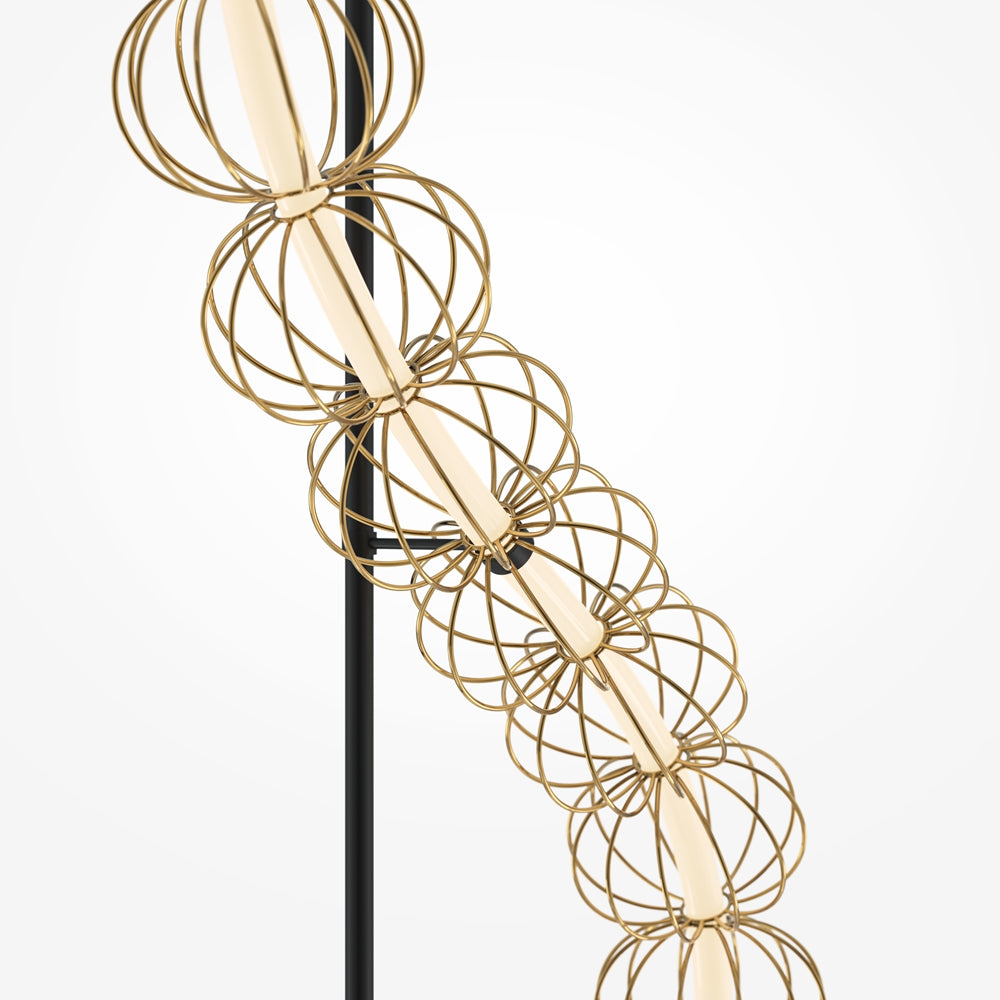Golden Cage Lampadaire doré
