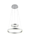 Suspension Delta aluminium, H 150 cm