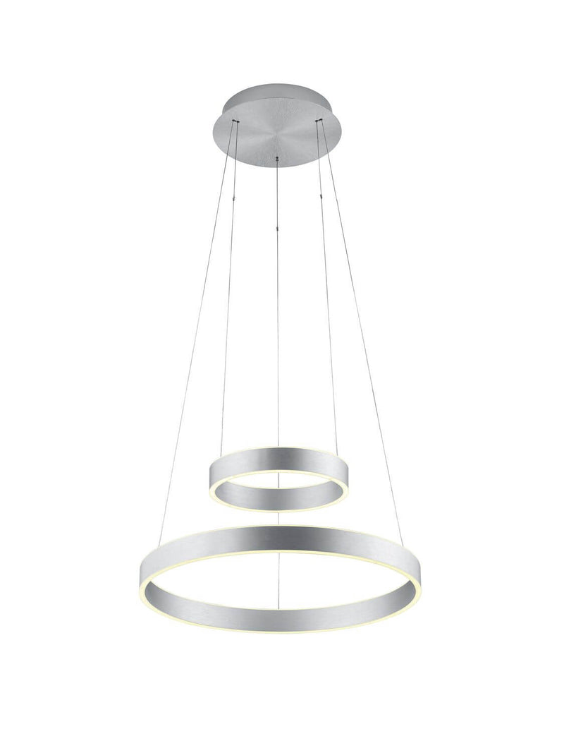 Suspension Delta aluminium, H 150 cm