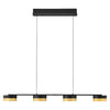 Suspension Mesh noire et dorée, L 110 cm