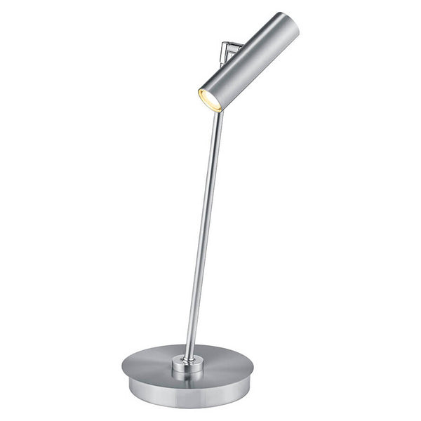 Lampe à poser Tom nickel satiné