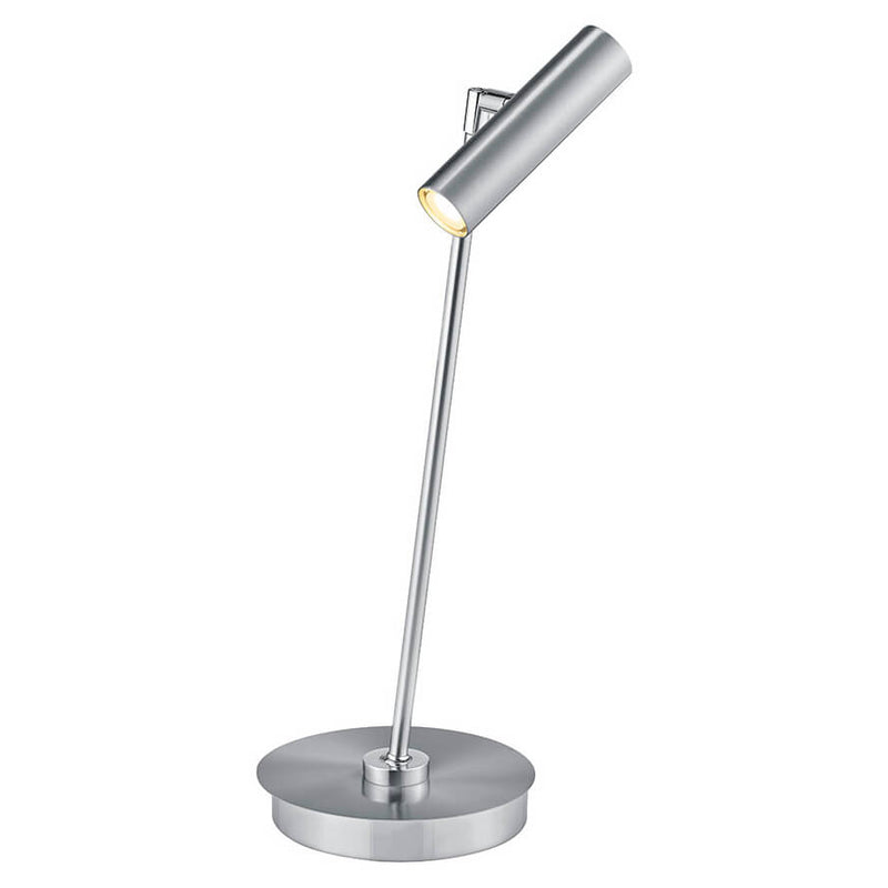 Lampe à poser Tom nickel satiné