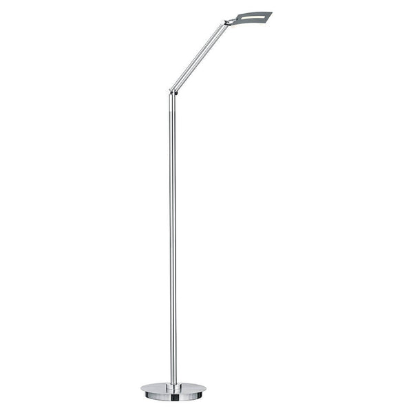 Lampadaire Evolo nickel satiné