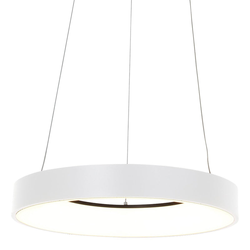 Suspension luminaire Ringlede blanc