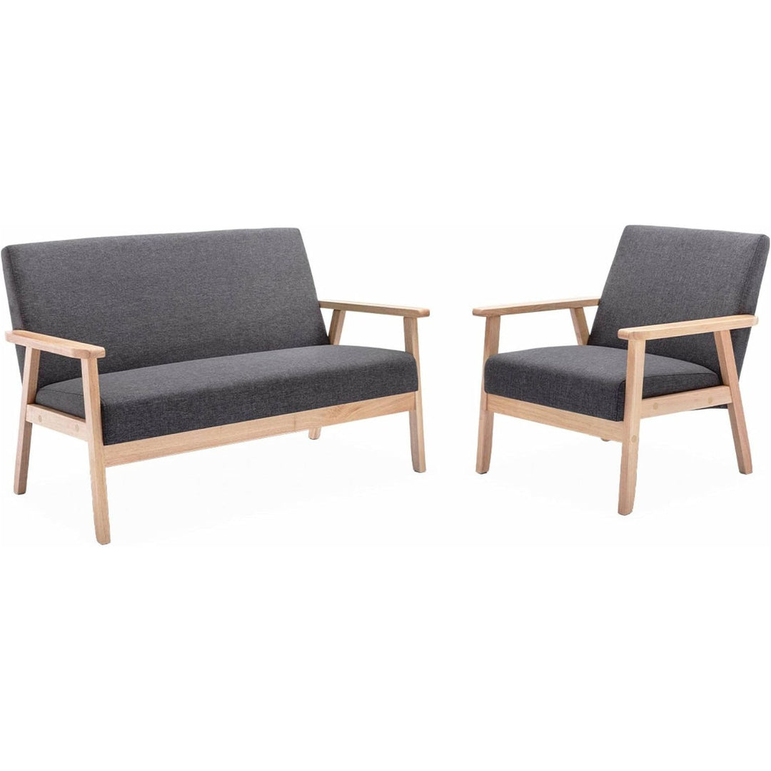 Banquette Grise Canapé Bois et Tissu | Designix - Banquette    - https://designix.fr/