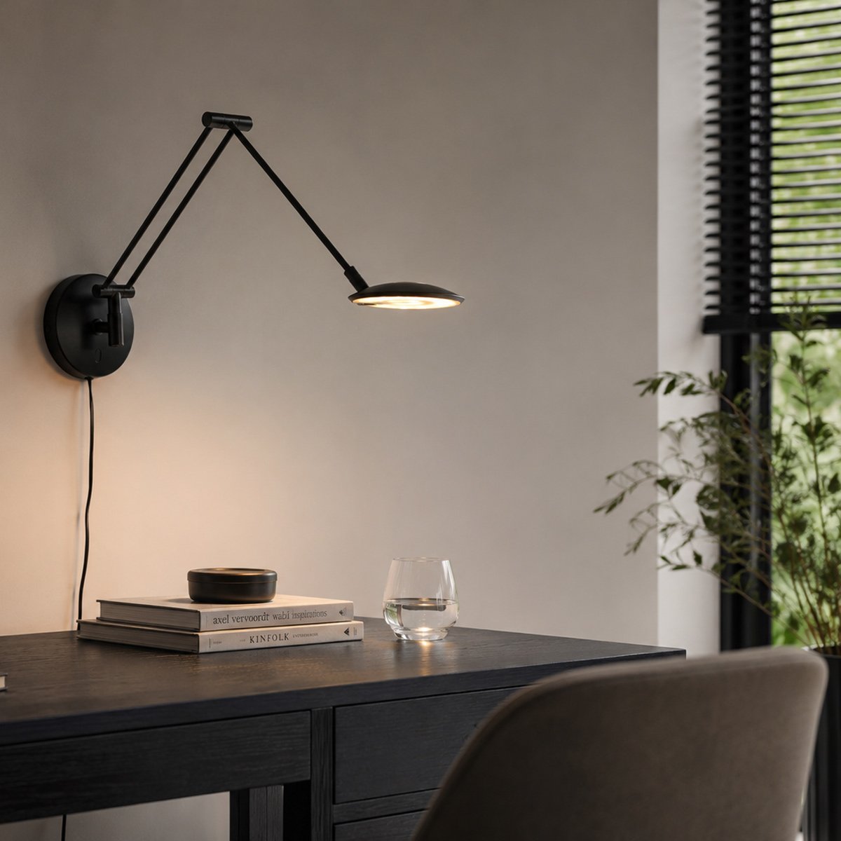 Applique murale Zenith2 noir