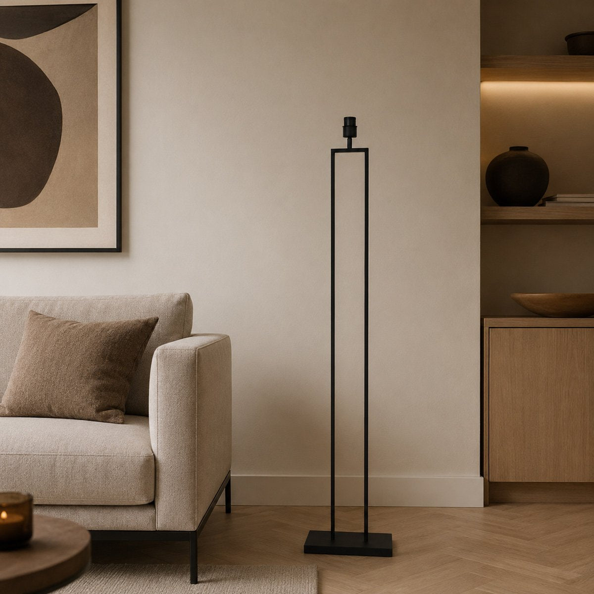Lampadaire Stang noir
