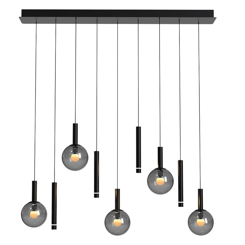 Suspension luminaire Volari noir