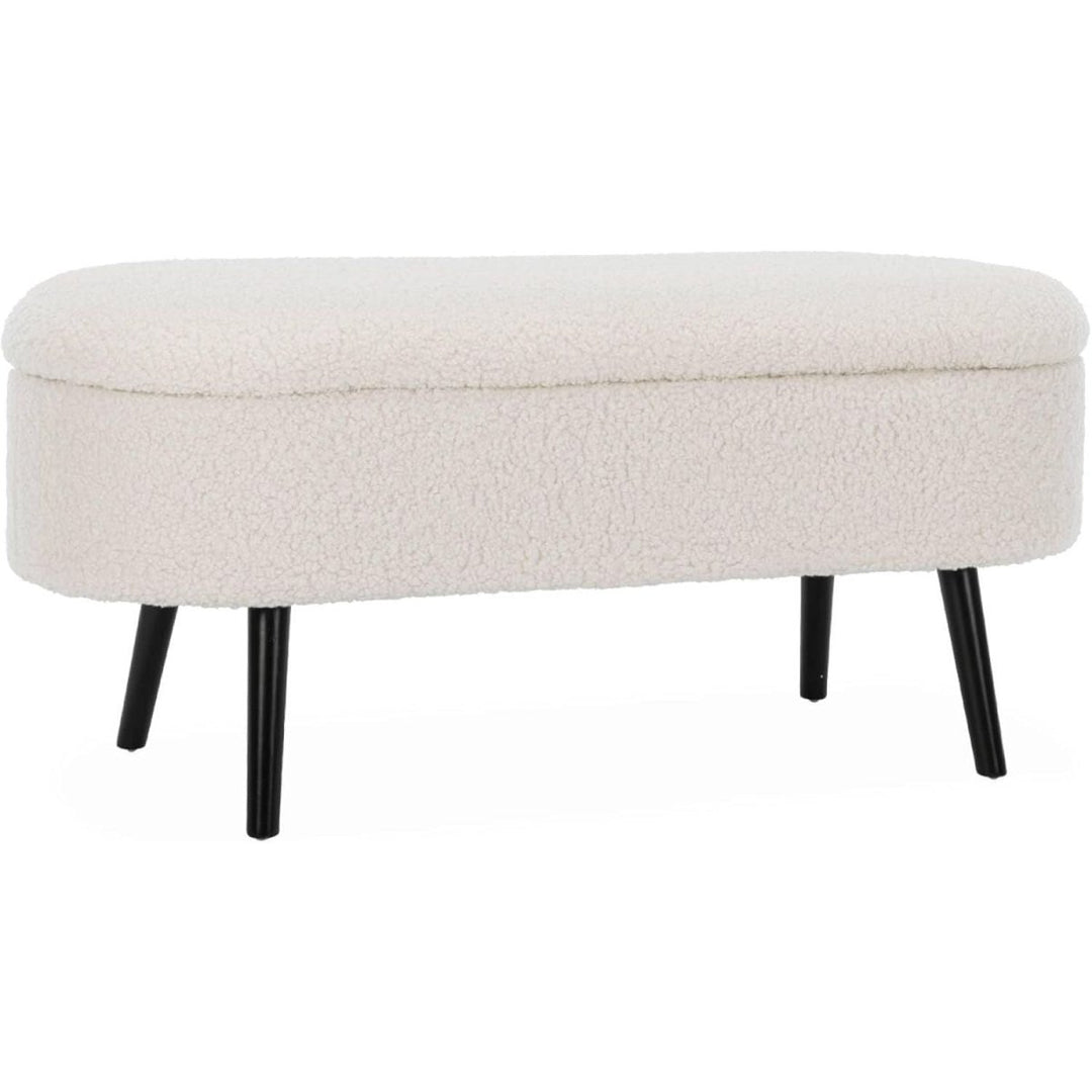 Banc Coffre Revêtement Bouclette | Fable - Designix Banc