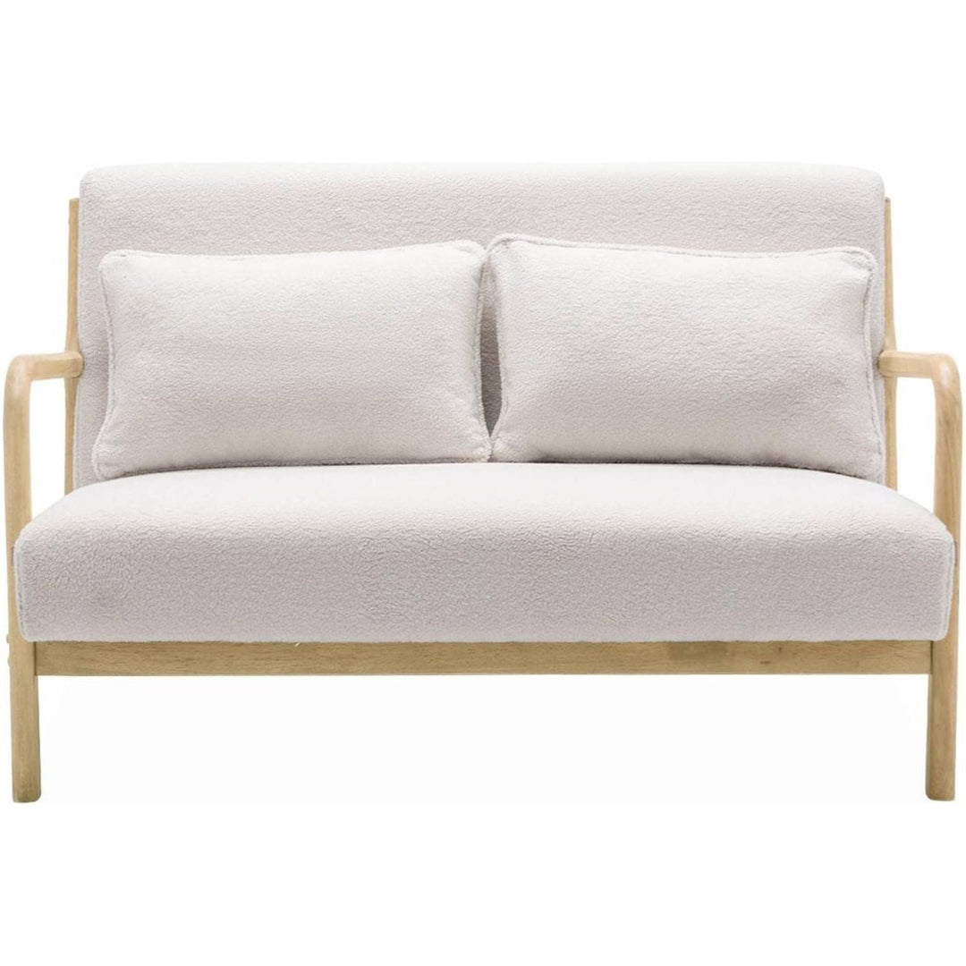 Banquette Bouclette 2 Places Scandinave | Cocoon - Designix Banquette