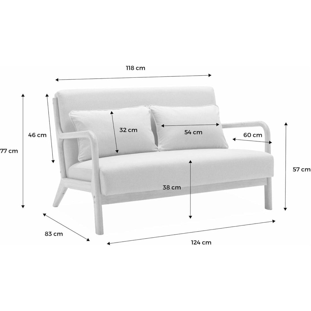 Banquette en Bois pour Salon avec Bouclette | Lima - Designix Banquette
