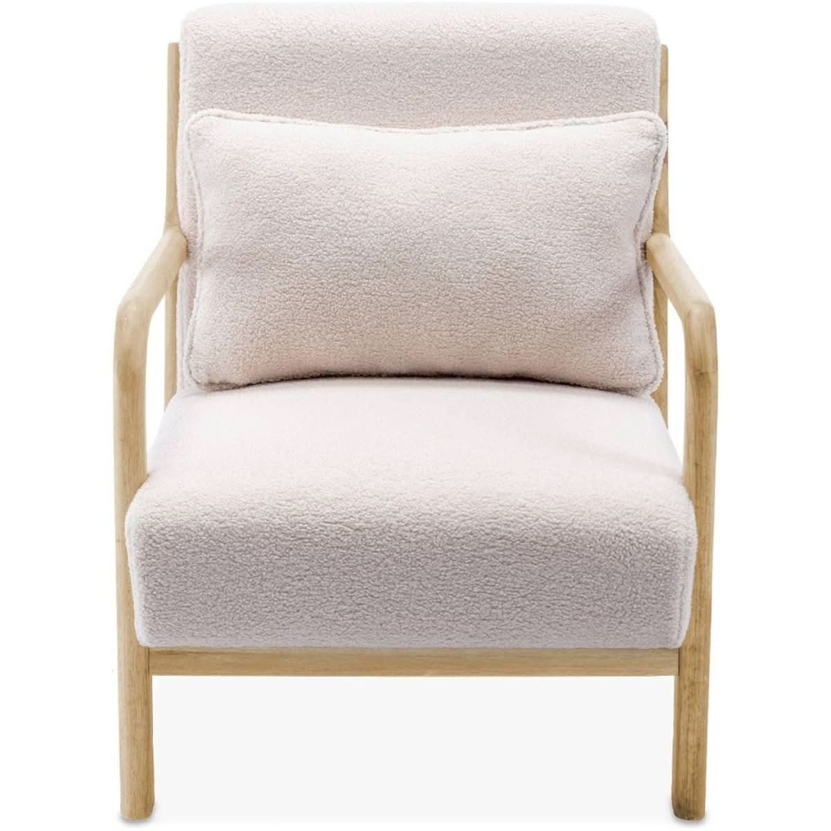 Banquette et Fauteuil Bois Bouclette | Confort Scandi - Designix Banquette