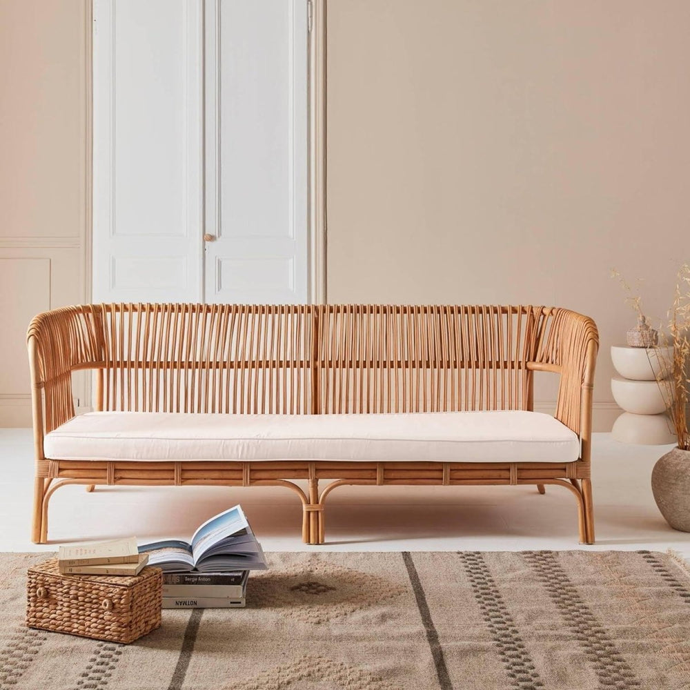 Banquette Rotin Bohème Confort | Xero - Designix Banquette