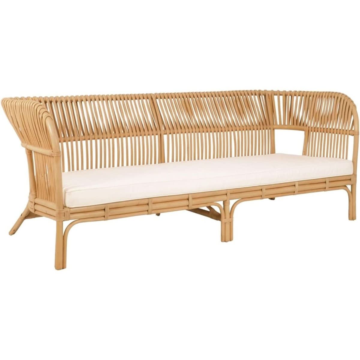 Banquette Rotin Bohème Confort | Xero - Designix Banquette