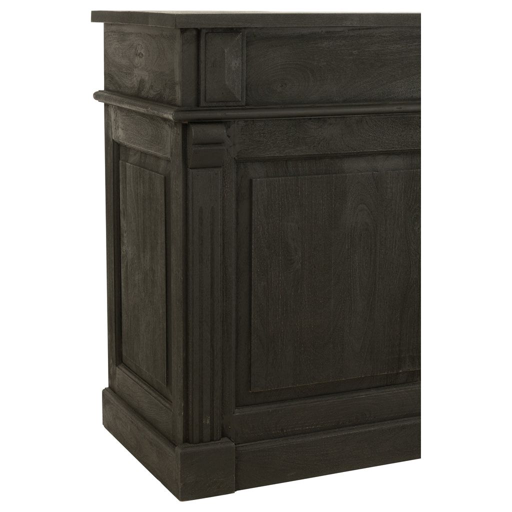 Bar Noir Avec Tiroirs | Mila - Designix