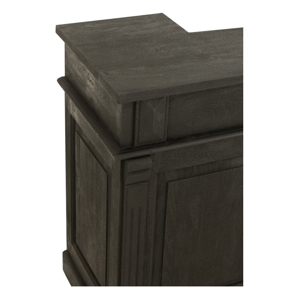 Bar Noir Avec Tiroirs | Mila - Designix