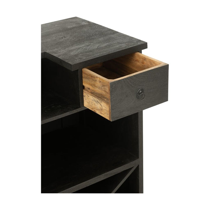Bar Noir Avec Tiroirs | Mila - Designix