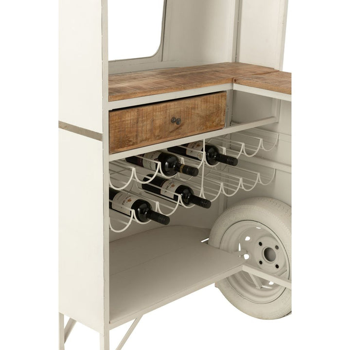 Barre Omnibus Fer Blanc | Pera - Designix