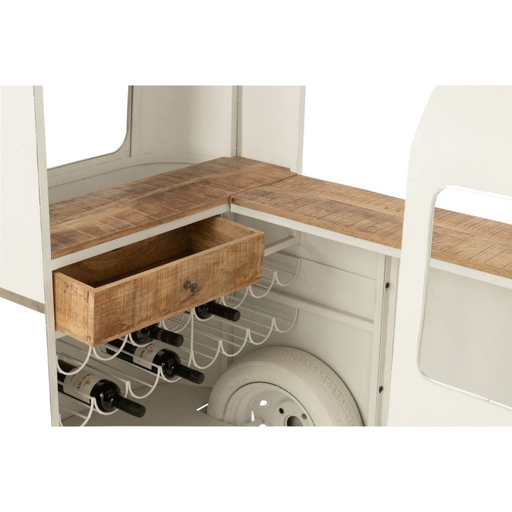 Barre Omnibus Fer Blanc | Pera - Designix