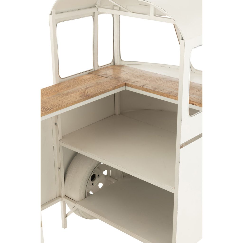 Barre Omnibus Fer Blanc | Pera - Designix
