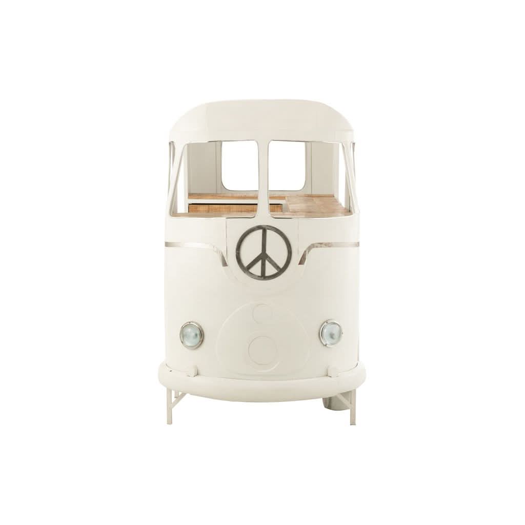 Barre Omnibus Fer Blanc | Pera - Designix