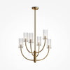 Arco Suspension luminaire doré