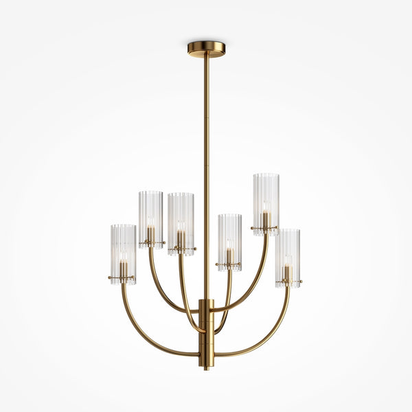 Arco Suspension luminaire doré