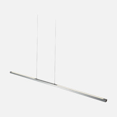 Suspension linéaire led acier 150 cm, double éclairage haut et bas à variateur | Bande