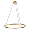 Suspension luminaire Ringlux doré