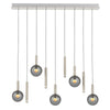 Suspension luminaire Volari argenté