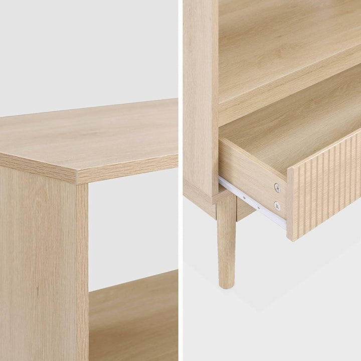 Bibliothèque Bois Style Scandinave | Whim - Designix Bibliothèque