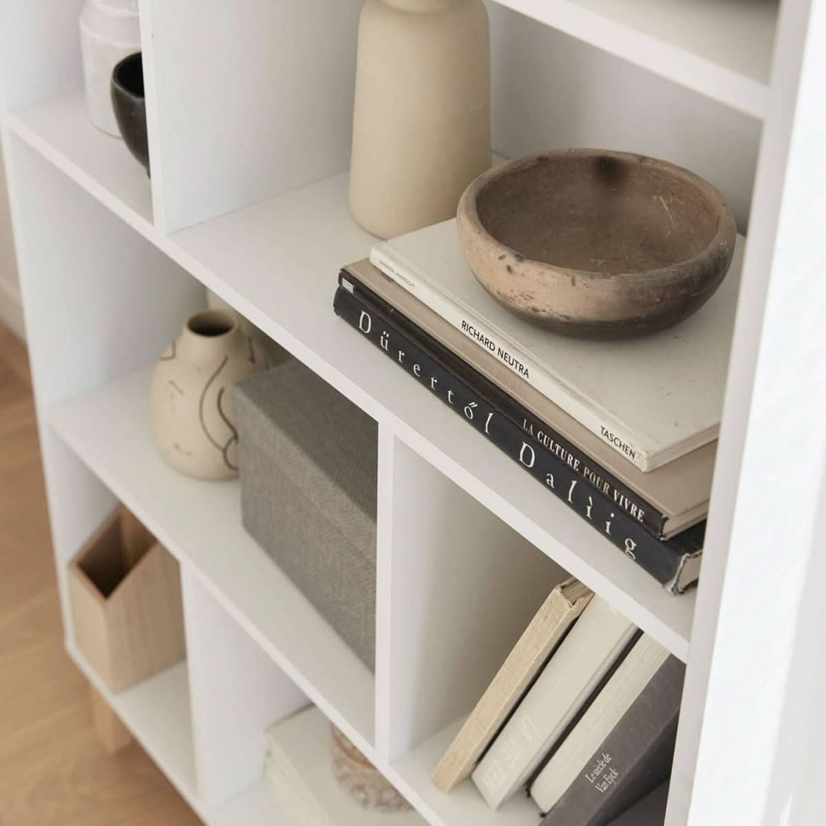 Bibliothèque Scandinave Blanche | Ursa - Designix Bibliothèque