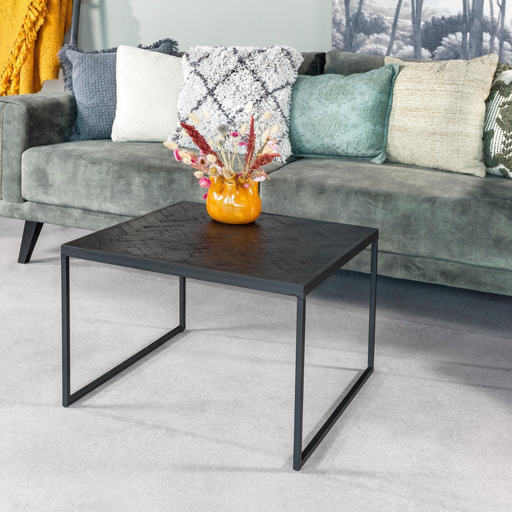 Table d'appoint, Black Stack, B340 noir | Designix -     - https://designix.fr/