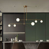 Boule Verre Cuivre Suspendue | Maso